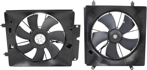 Air Radiator Condenser Cooling Fan Assembly Motor Shroud Compatible with Honda 2002-2006 CR-V CRV A/C 2003-2006 Element A/C
