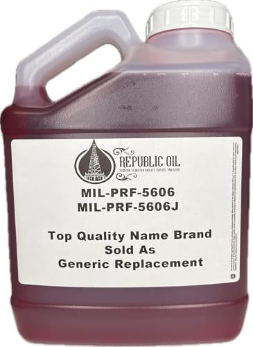 Republic Oil Premium MIL-PRF-5606 Super Clean Hydraulic Oil 1 Gallon – Aviation Hydraulic Fluid 5606A 5606H 5606J for Aircraft Systems, General Aviation and Aircraft Applications Made in USA