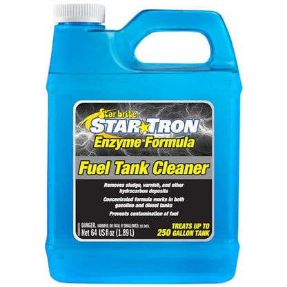 Star TRON Enzyme Formula Fuel Tank Cleaner, Removes Sludge & Varnish - style: 64 Ounce