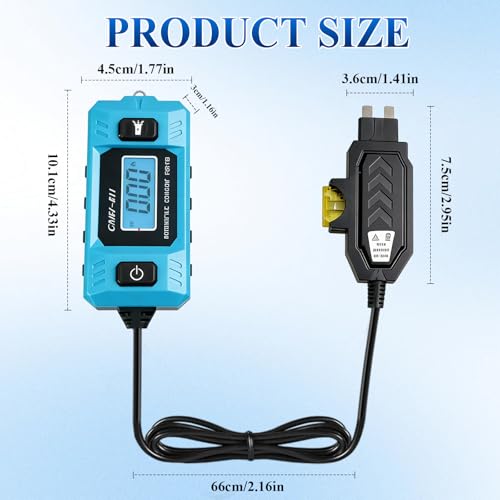 Automotive Circuit Fault Probe Tester, 20A 48V High-Precision Current Tester, Car Circuit Probe Tester, Car Relay Fuse Blade Checker with LED Display and Lighting for Various Vehicles