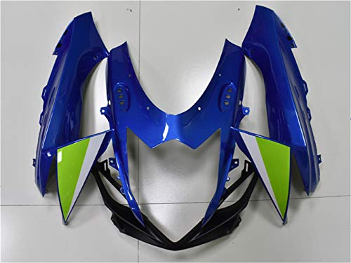 YTL Blue black Full Fairing Fit for Suzuki 2011-2026 GSXR 600/750 - color: 011 Blue black