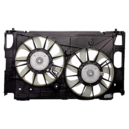 TRQ Radiator Dual Cooling Fan Assembly - style: RFA80456
