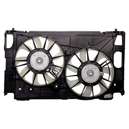 TRQ Radiator Dual Cooling Fan Assembly - style: RFA80456