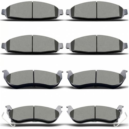 D931 D932 Front Rear Ceramic Brake Pads Set Fit For 2003-2011 Ford Crown Victoria,For 2003-2011 Lincoln Town Car,For 2003-2011 Mercury Grand Marquis,For 2003-2004 Mercury Marauder