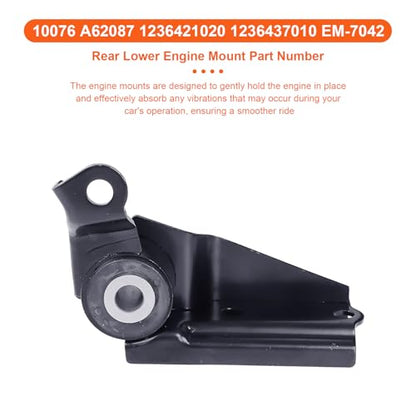 Engine Motor Mount Compatible with 2006-2012 Toyota Yaris L4 1.5L,2015-2019 Toyota Yaris L4 1.5L,Replacement for A4254 A62087 A62044 A4237 - size: Toyota Yaris 06-12/15-19 L4 1.5L