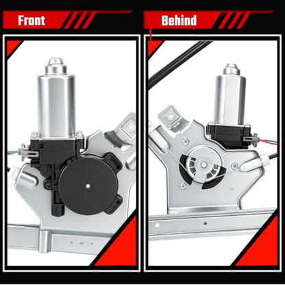 741-428 Front Driver Power Window Regulator with Motor Fit for Ford F150 - size: Front Left, style: 741-428