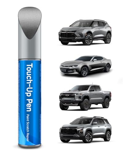 GXD/WA130H Sharkskin/Sterling Gray Metallic Touch Up Paint Compatible with Chevrolet GMC Buick Cadillac Exact Match Touch Up Paint Car Scratch Repair - color: Sharkskin/Sterling Gray Metallic(GXD/WA130H) compatible with Blazer/Camaro/Colorado/Equinox/Mali