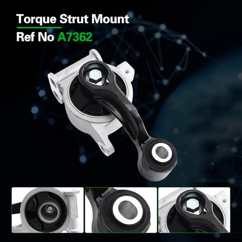 Engine Motor Mount and Transmission Mount kit Compatible with Altima - size: A4355HY A4365HY A4356HY A7362 A7386 A7372