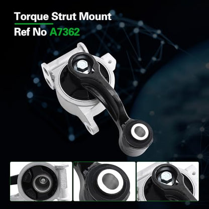 Engine Motor Mount and Transmission Mount kit Compatible with Altima - size: A4355HY A4365HY A4356HY A7362 A7386 A7372