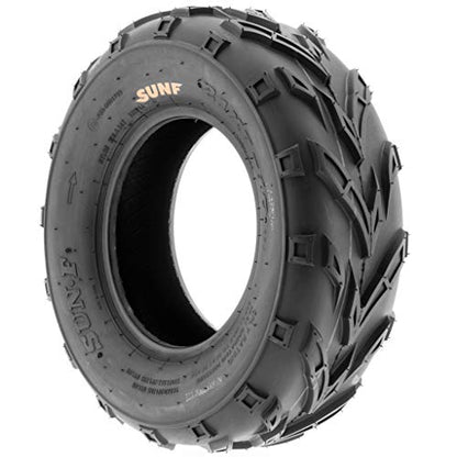 SunF A004 ATV Golf Carts Off-Road Tire 16x7-8, 6 PR, Track & Trail, Tubeless - size: 16x7-8