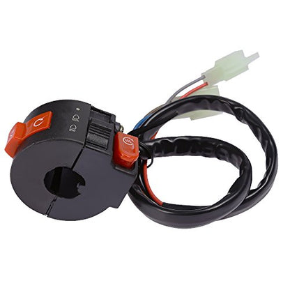 Anxingo Left Handlebar Start ATV Kill Light Starter Switch Fit for 50cc 70cc 90cc 110cc 125cc Chinese Taotao Sunl Roketa