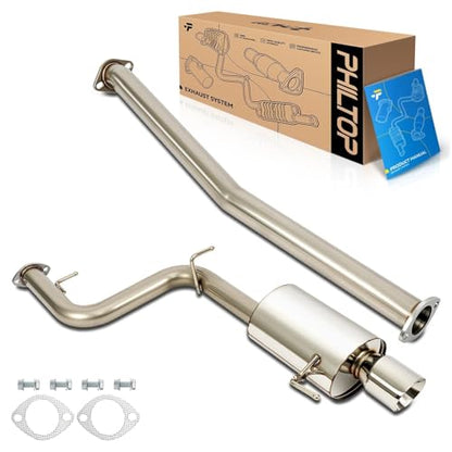 PHILTOP Cat-Back System Fit for 2011-2016 Toyota Camry - size: 2011-2016 Toyota Camry