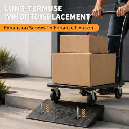 Curb Ramps for Driveway 2.8 Inch Rise 2 Pack - size: 2.8''Height