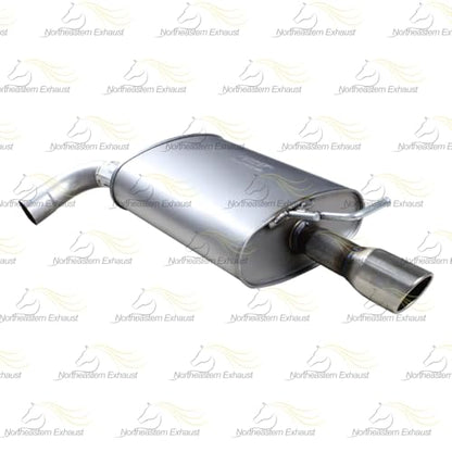 Exhaust Passenger Side Muffler Compatible with Ford Explorer 2012-2015 2.0L | Stainless Steel | Northeastern Exhaust | Includes Clamp | Direct-Fit Replacement - color: Passenger Side Muffler