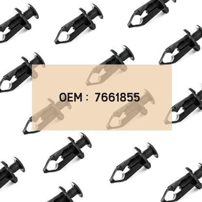 UNIGT 150pcs ATV UTV Body Fastener Rivets Push Pins 8mm