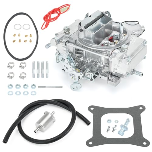 Carburetor Fit for Holley Quick Fuel 600 CFM 4 Barrel 4150 Electric Choke,Vacuum Secondaries Compatible with Chrysler, Dodge, Ford, GM, Lincoln, Mercury, Olds, Plymouth Replace#BR-67270 - size: 600 CFM 4150