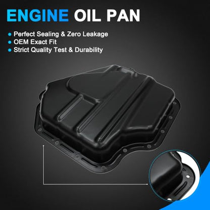 AUCERAMIC 3.6L Engine Oil Pan Sump W/Drain Plug Replace 264-356