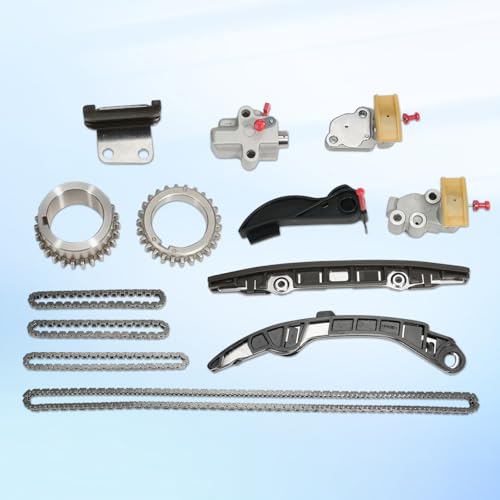 130286KA0A Engine Timing Chain Kit Compatible with Nissan Pathfinder Infiniti QX60 2017-2024 3.5L V6 VQ35DD, Replace 130286KA1B 130706KA1B 130706KA1C 130856KA0A 13091JA10A 130706KA0A 130856KA1B - size: 130286KA0A