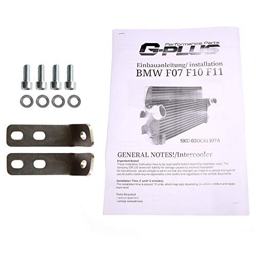 CHEDA High Performance Front Mount Intercooler Compatible For BMW F01/06/07/10/11/12 Black