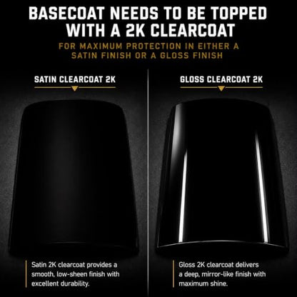 LiME LiNE Blackout 2.0 Automotive Black Basecoat + Reducer - Pint Kit