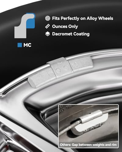 MC-Series Clip On Wheel Weights 80PCS Multi Size Assortment Kit - size: 80pcs 0.25-2.5oz
