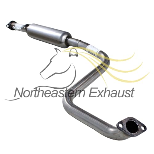 Northeastern Exhaust | 409-Grade Stainless Steel Exhaust Resonator Pipe Compatible with Chevrolet Aveo 2009-2011 1.6L | Free Clamps and Gaskets Included