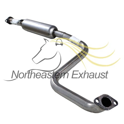 Northeastern Exhaust | 409-Grade Stainless Steel Exhaust Resonator Pipe Compatible with Chevrolet Aveo 2009-2011 1.6L | Free Clamps and Gaskets Included