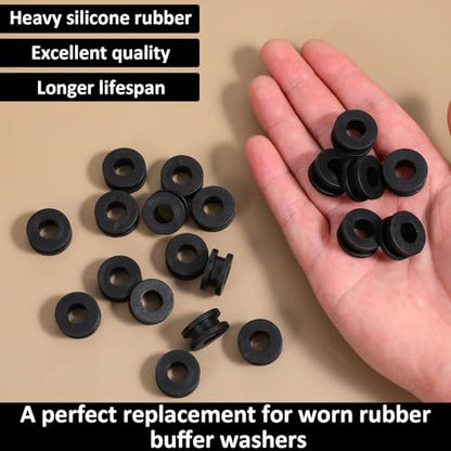 20PCS Motorcycle Rubber Grommets for Motorcycle Fairings Set, Motorcycles Rubber Grommet Kit Replacement Accessorie