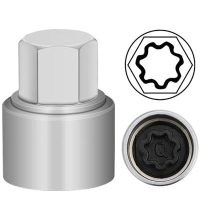 Q Wheel Locking Nut Key for Audi, Socket OD 27mm - ID 25mm - size: Socket Q