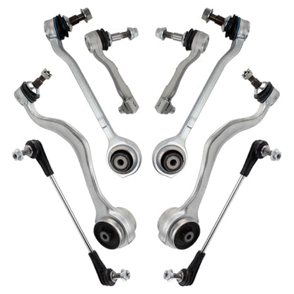 TRQ Front Steering & Suspension Kit Control Arm with Ball Joint Sway Bar - style: PSA37341