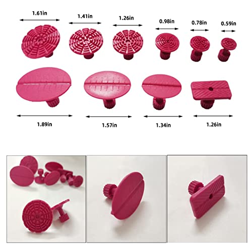 CYGOODS Dent Puller Tabs,120pcs Car Body Dent Removal Pulling Tabs,Paintless Repair Tool,Glue Tabs for Automobile Dent Repair Hail Damage Removal Tools