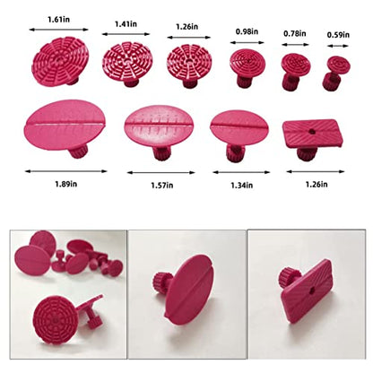 CYGOODS Dent Puller Tabs,120pcs Car Body Dent Removal Pulling Tabs,Paintless Repair Tool,Glue Tabs for Automobile Dent Repair Hail Damage Removal Tools