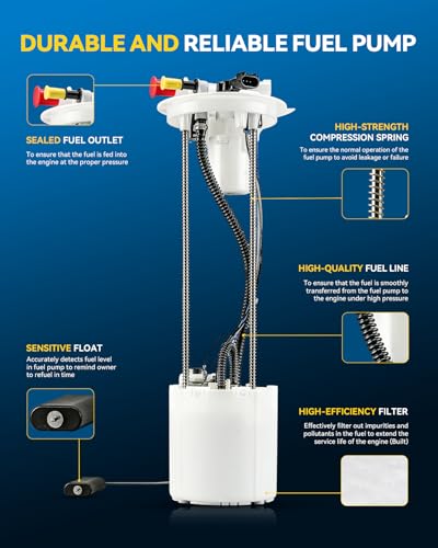 PHILTOP Electric Fuel Pump Assembly FG2020 Fit for Chevrolet Silverado