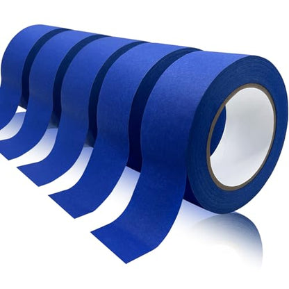 Painters Tape 2 Inch Wide, Masking Tape, Blue Tape, Professional Paint Paper Tape for Multi-Purpose, Artist Painting Tapes, DIY Crafts Arts, Protects Surfaces, Removes Easily, 5 Rolls, 1.88IN x 60.1YD - size: 5 Rolls, 1.88" x 60.1 Yds