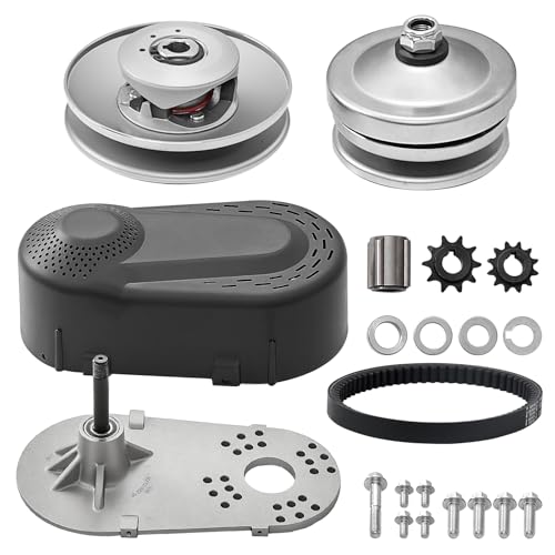 VEVOR Torque Converter 30 Series Mini Bike Go Kart Clutch 212CC 10T #40 41 Chain and 12T #35 Replacement Set TAV2 30-75 218353A Manco CVT Clutch Small Engine Drive Belt - size: 3/4" 10T #40/41 and 12T #