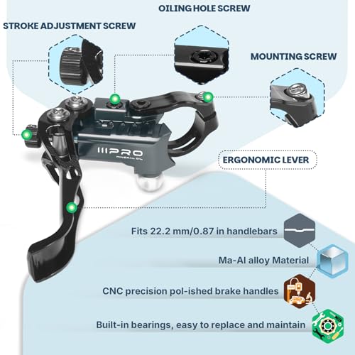 RACEDUEL IIIPRO PEERAGE4 4-Piston MTB Hydraulic Disc Brake Set - color: Sliver