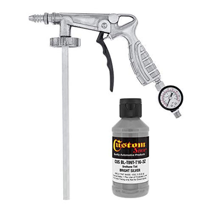 Custom Shop 2 Gallon Kit, Bright Silver Urethane Spray-On Truck Bed Liner