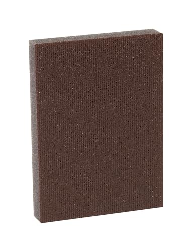 3M Pro-Pad Sanding Sponge, 2.88 x 4 x .5 in, 100 Grit, 54-Pack, Brown - style: 100 Grit