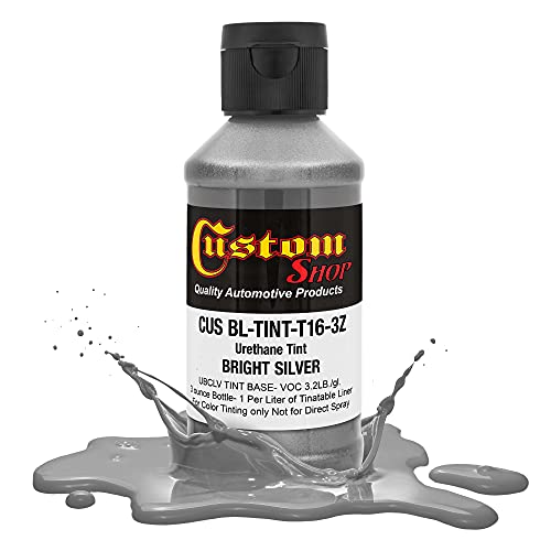 Custom Coat 3 Ounce, Bright Silver, Bed Liner Tint Concentrate - color: Bright Silver, size: 3-Ounce (Pack of 1)