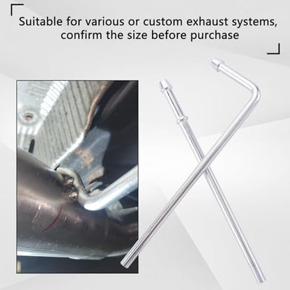 4 Pcs Exhaust Hanger Weld On 2 Pcs 90 Degree Bent