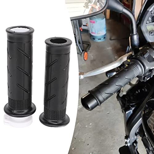 Motorcycle Grips, Rubber Non-Slip Pair Set