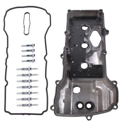 Left Valve Cover w/Gasket Replacement for Ford Expedition 3.5l V6 Turbocharged 2015-2017#BL3Z-6582-H GELUOXI - color: Left Side