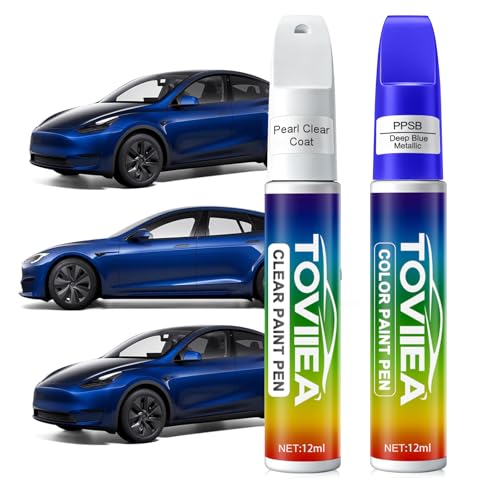 (PPSB Deep Blue Metallic Touch Up Paint for tesla ModelY/3/X/ST - color: PPSB Deep Blue Metallic for Model Y/3/X/S