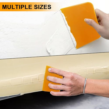 Body Filler Spreaders, 6PCS Plastic Spreader,4, 5, 6 Inch - color: Yellow-6PCS