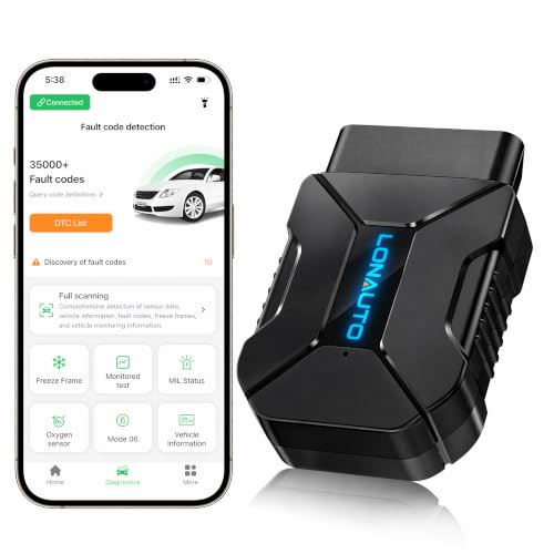 OBD2 Scanner Bluetooth Wireless Car Diagnostic Tool for iPhone & Android