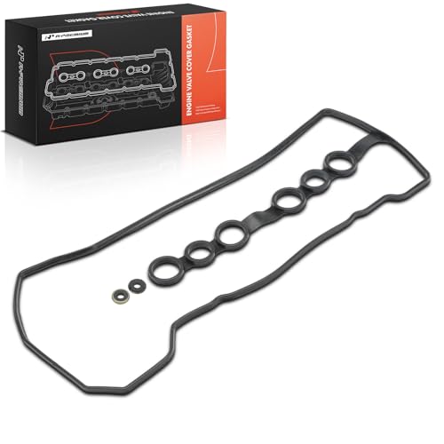 A-Premium Engine Valve Cover Kit Compatible with Toyota Corolla 2000-2008, Matrix 2003-2008, Celica 2000-2005, MR2 Spyder 2000-2005 & Pontiac Vibe 2003-2008 & Chevy Prizm 2000-2002, L4 1.8L