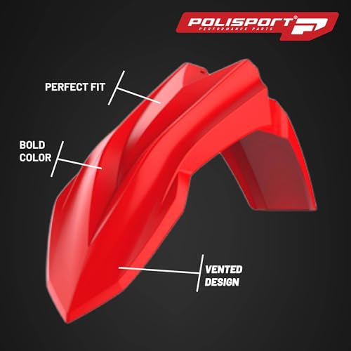 Polisport Motocross MX Replica Plastic Kit - Red/White (2020-2022) - color: Red/White