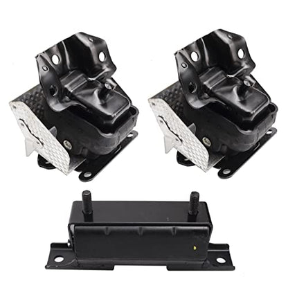 Front Motor and Trans Mount for 07-13 Silverado Sierra 1500 5.3L 6.0L 6.2L - size: 3 PCS