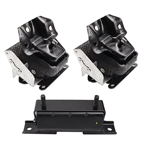 Front Motor and Trans Mount for 07-13 Silverado Sierra 1500 5.3L 6.0L 6.2L - size: 3 PCS