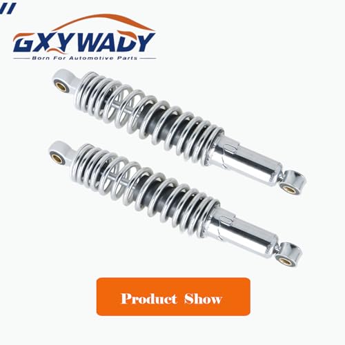 GXYWADY 1 Pair 12.5 Rear Shock Absorbers Replacement for Yamaha XL883 - color: Sliver